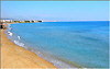 View along the beach to Rethymnon